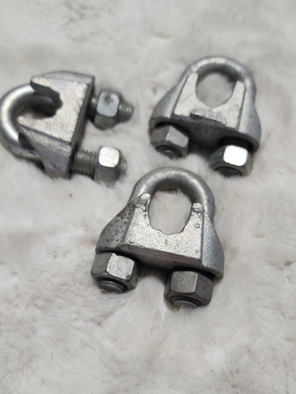 Galvanized Wire Rope U-Bolt Wire Rope Clips - Silver